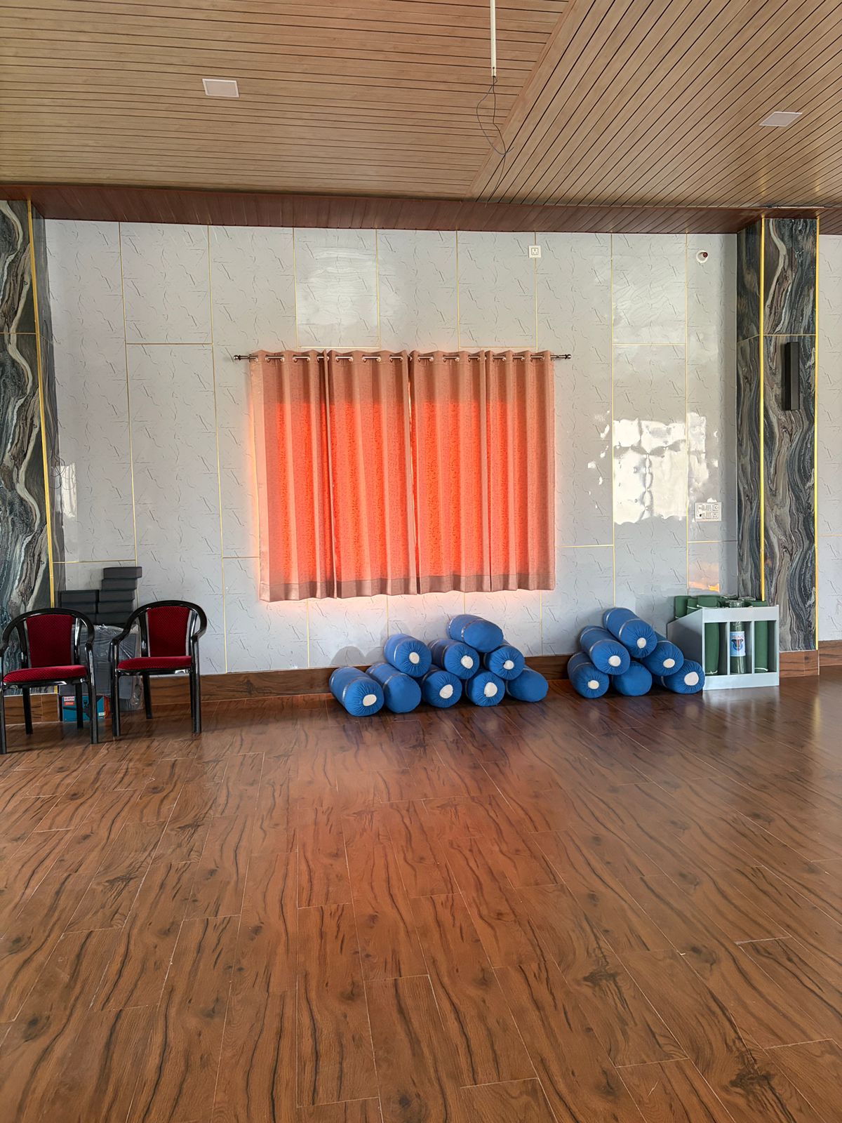 Yoga class at IYA Ashram